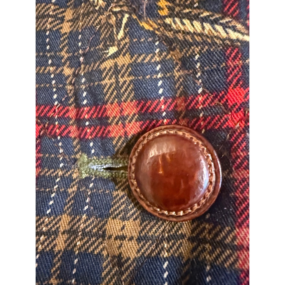 David Brooks Vintage Quilted Patchwork Blazer Pheasant Plaid Womens 4 Old Money - Picture 5 of 11